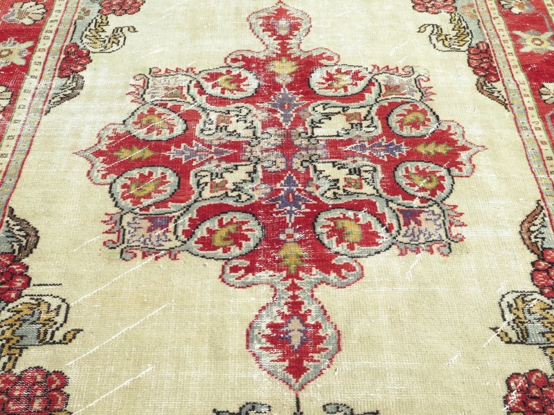 Vintage Oriental Large Carpet Handwoven Floor Rugs Antique Home Decor 85"x125" gallery