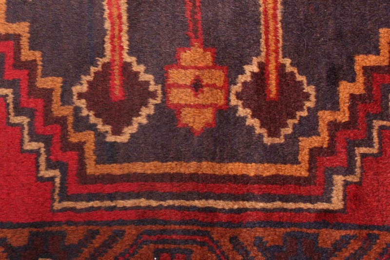 Vintage Hand-Knotted Area Rug 3'5" x 6'2" Traditional Oriental Wool Carpet gallery