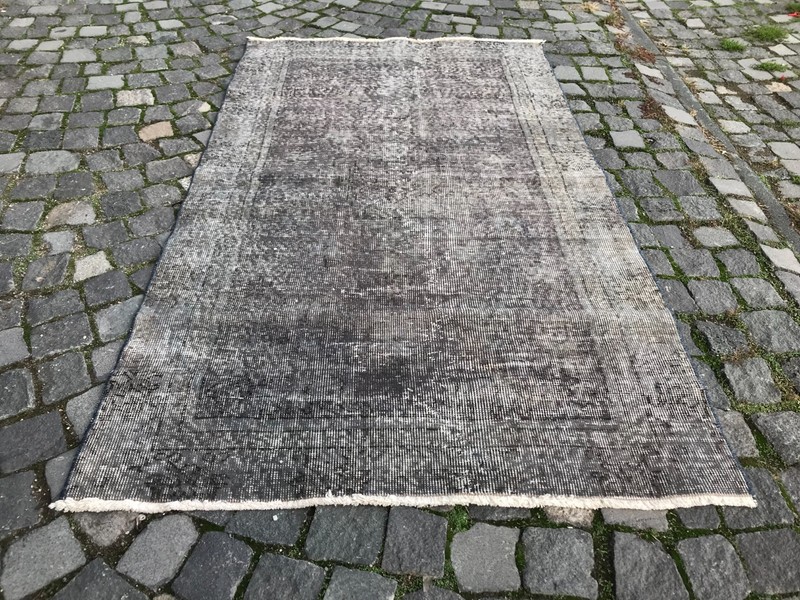 Home Decor Rug, Turkish Vintage Rug, Boho Decor Rug, Oushak 3,6 x 6,1 ft gallery