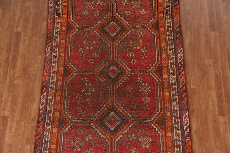 Pre-1900 Antique Vegetable Dye Rug Abadeh 5'x8' Hand-knotted Wool gallery
