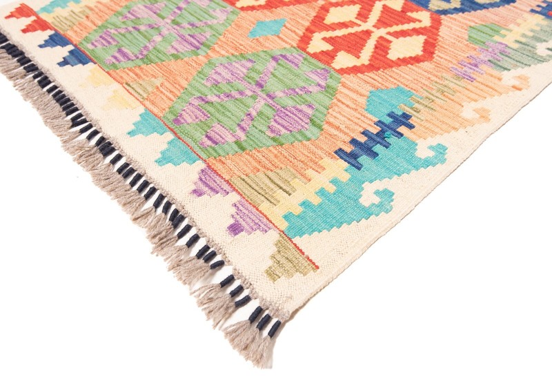 Kelim Afghan 498x85 cm Handwoven Oriental Carpet Rug Runner Kilim gallery