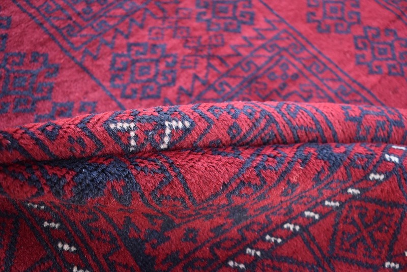 Hand Knotted Vintage Rug 7x9 ft Antique Oriental Handmade Afghan Baluchi Carpet gallery