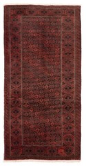 Traditional Vintage Hand-Knotted Area Rug 3’9″ x 7’7″ Oriental Wool Carpet