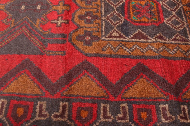 Traditional Vintage Hand-Knotted Oriental Carpet 3'5" x 5'11" Wool Area Rug gallery