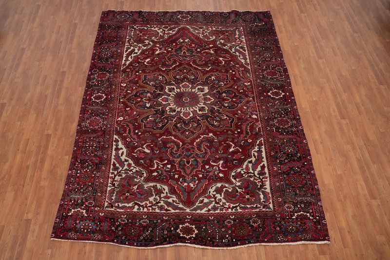 Vegetable Dye Traditional Vintage Living Room Area Rug 9x12 ft Hand-knotted gallery