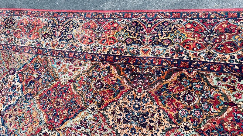 Beautiful Antique American Karastan Kirman Rug 9x12FT gallery