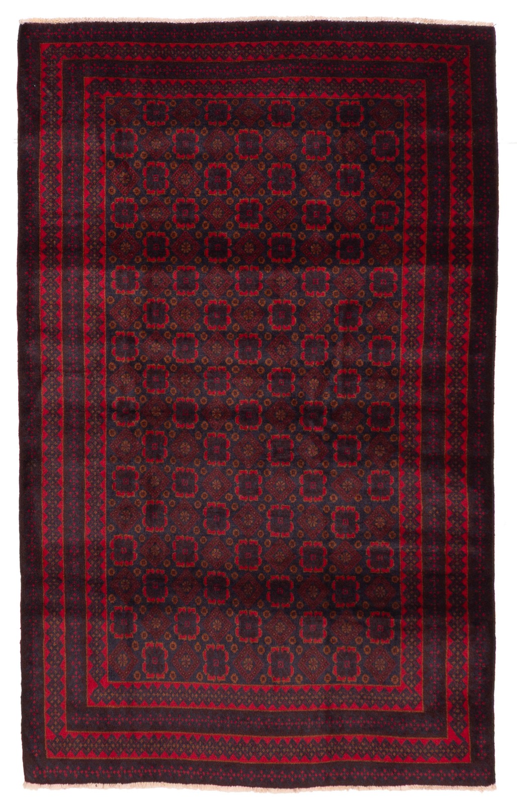 Traditional Vintage Hand-Knotted Area Rug 4'1" x 6'8" Oriental Wool Carpet gallery
