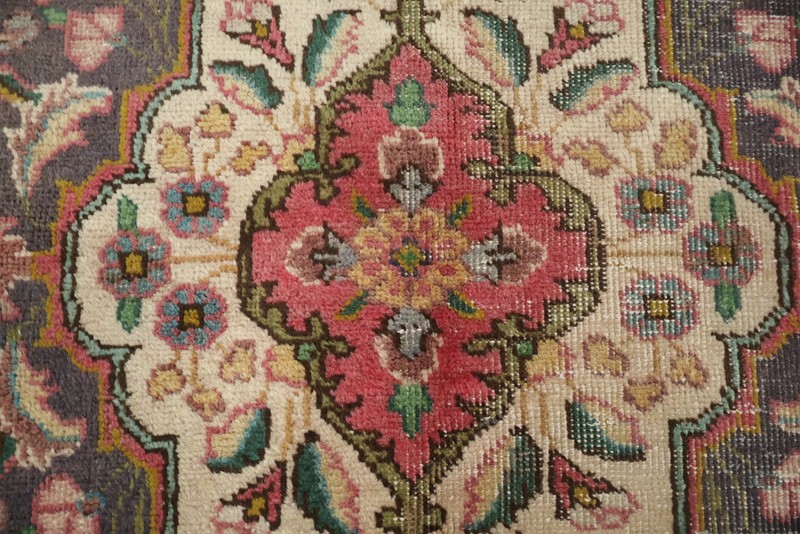 Traditional Semi-Antique Wool Area Rug 5x6 Hand-knotted Home Decor Carpet gallery