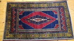 Vintage 1950-1960s Turkish Tribal Rug 5’4” x 8’6″