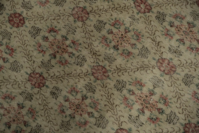 Anatolian Turkish Area Rug 6x10 Ft Hand-Knotted Floral Wool Oriental Carpet gallery