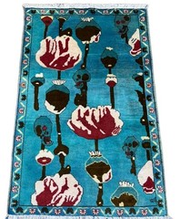 Opium Handmade Afghan Wool war rug Great Quality Beauiful design Size 120cmx77cm