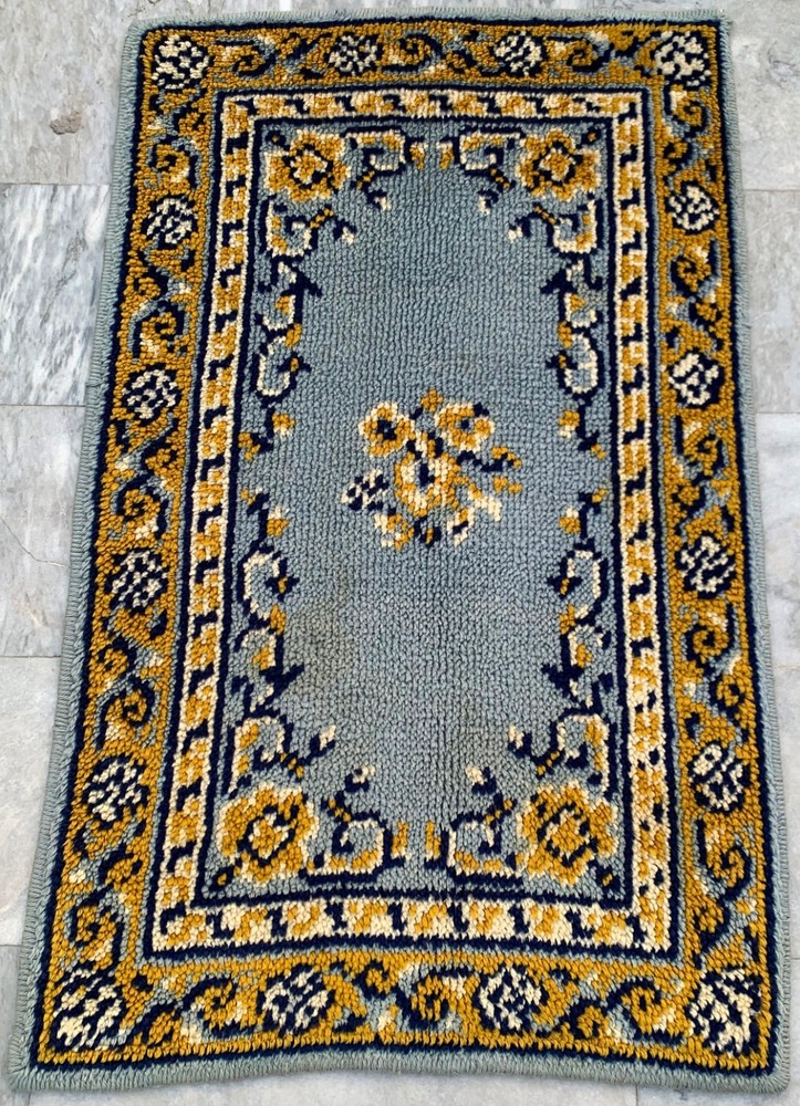 Vintage Mid-Century Scandinavian: Long-Pile Rya Shags, Traditional Rug (3x4 ft.)