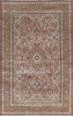 Handmade Traditional Floral Area Rug 6×10 Ft Oriental Wool Carpet Bedroom Rug