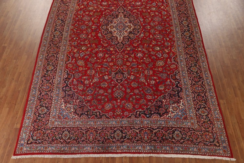 Large Traditional Red Area Rug 10x16 Ft Handmade Medallion Oriental Wool Carpet gallery