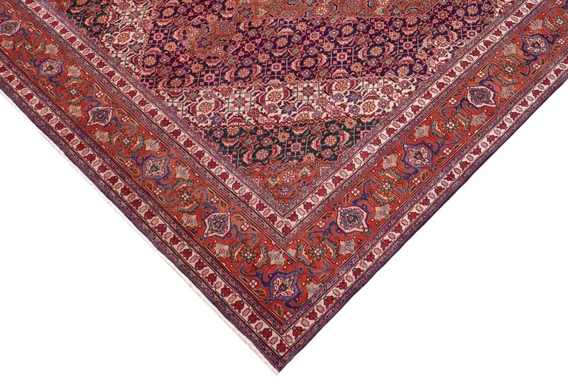 Exceptional Hand-Knotted Wool Area Rug - Stepped Diamond Medallion 10'0" x 12'7 gallery