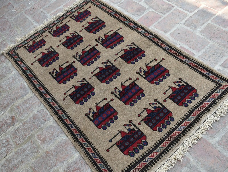 2'11 x 4'7 ft Handmade vintage afghan tribal shindand wool area rug, 3x5 war rug gallery