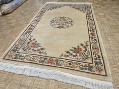 5×8 CHINESE RUG VINTAGE AUBUSSON PEKING AUTHENTIC 100% WOOL ORIENTAL RUG
