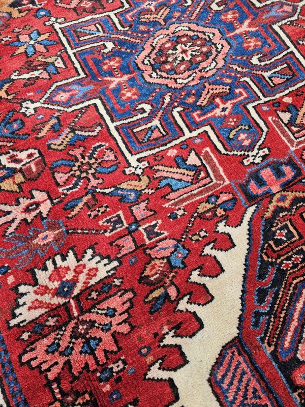 4.9 x 12.7 ANTIQUE CAUCASIAN HERIZ SERAPI KAZAK VINTAGE USHAK TRIBAL RUNNER gallery