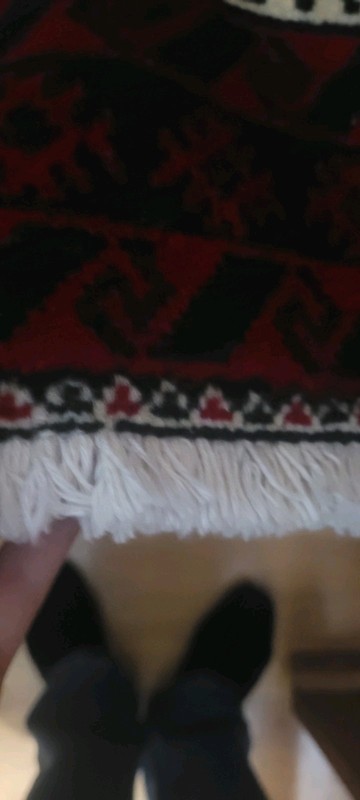 Fine Quality Handmade Tribal Accent Rug 3'x6' Geometric Patterns. gallery