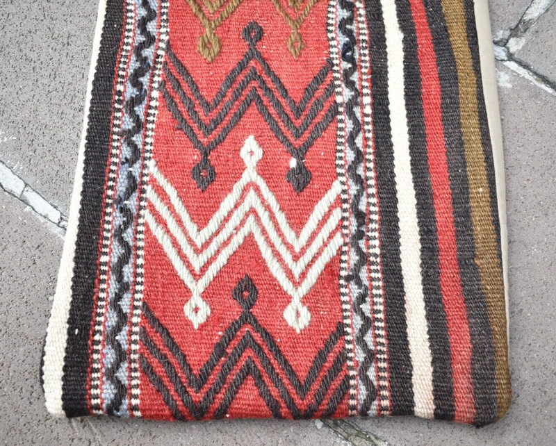 Turkish Kilim Pillow Cover Sofa Rug 12''x35'' Decorative Handmade Cushion Cover gallery