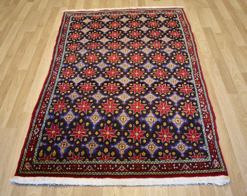 CLEARANCE 1970's Collector’s Antique Caucasian Star Kazak Rug 5 Ft x 7 Ft gallery