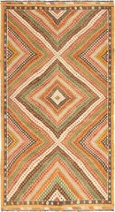 Vintage Hand Woven Area Rug 6’0″ x 11’2″ Traditional Wool Oriental Carpet