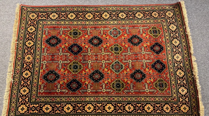 Fine Antique Caucasian Shirvan Rug 3x5 Handmade Vintage Oriental Rug Kazak Rare gallery