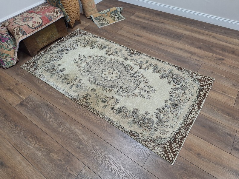 Area Rug, Living Room Rug, Handmade Area Rug, Office Rug, 3.6x6.9 ft gallery