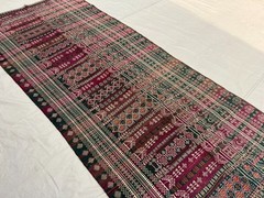 COLLECTORS ITEM 9 X 4 ft Antique Maldari Belouch Nomad Full Embroidery Sistan Ru