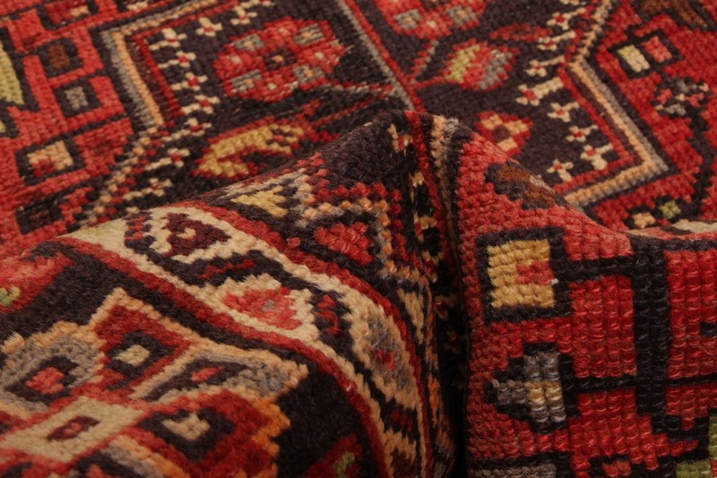 Vintage 4'4" x 6'10" Traditional Hand Knotted Vegetable Dye Wool Area Rug gallery
