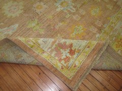 Modern Turkish Oushak Ushak Rug Size 8’4”x11’2”