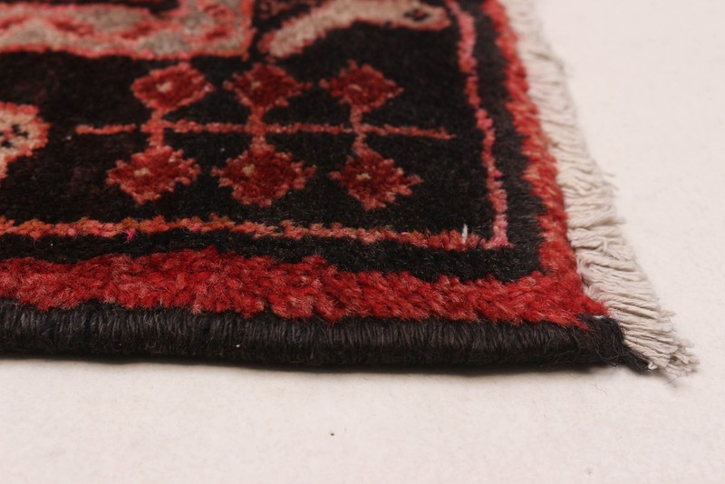 3'8" x 9'9" Vintage Hand-knotted Runner Rug Traditional Oriental Wool Carpet gallery