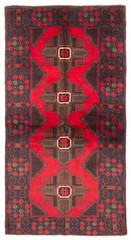 Vintage 3’5″ x 6’7″ Traditional Hand Knotted Vegetable Dye Wool Area Rug