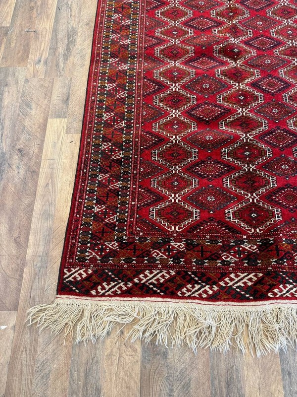 Vintage Turkmen Rug 50x84" | 50+ Yrs Old | MINT Unused | $90K Value | Hand-Knott gallery