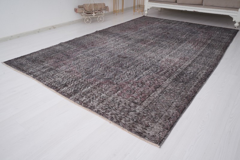 Oversize Vintage Area Rugs, 6x10 Rug, Turkish Oushak Rug Carpet Handmade Rug 256 gallery