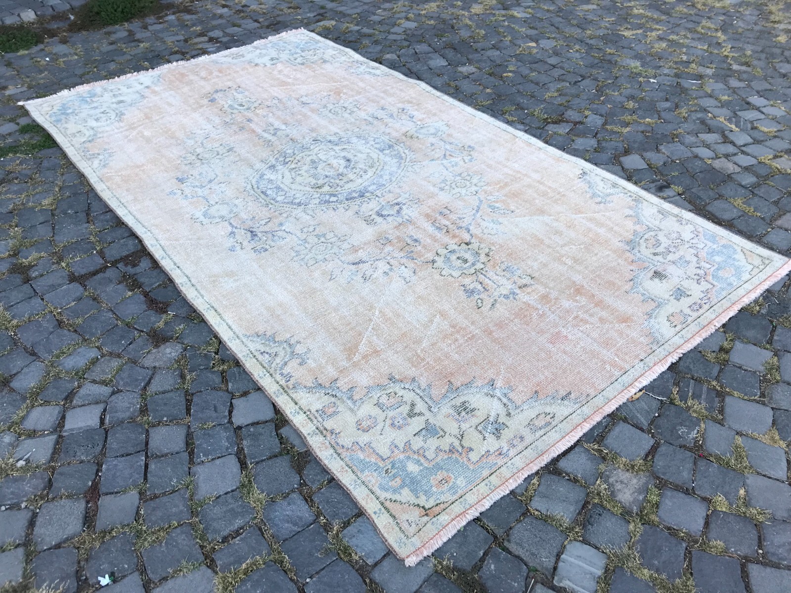 Handmade Rug Turkish Area Rug Vintage Rug Oushak Rug Antique Rug Bohemian Rug gallery