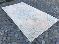 Handmade Rug Turkish Area Rug Vintage Rug Oushak Rug Antique Rug Bohemian Rug