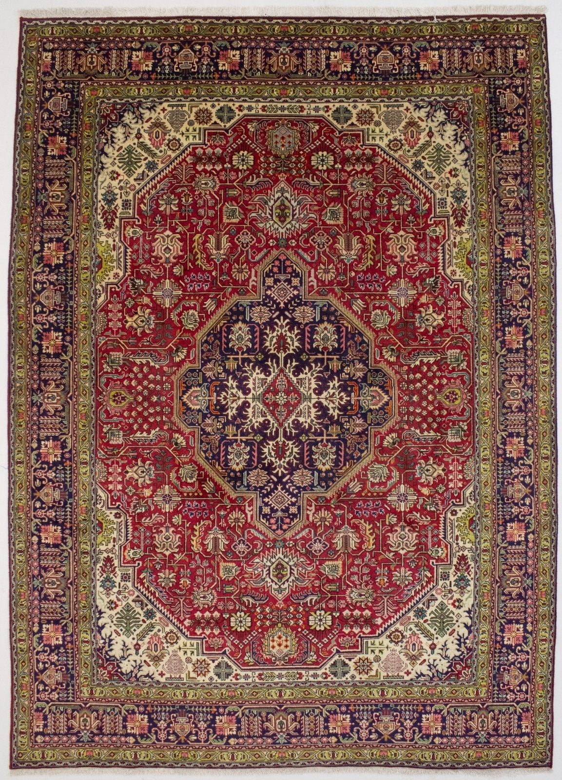 8X11 ft Handmade Vintage Oriental Rug Floral & Geometric Style Home Décor Carpet gallery