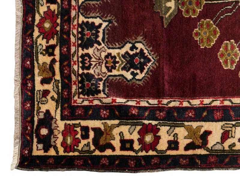 Turkish Vintage Rug 4'3" x 8'0" (130x245 cm), 60+ Years Old Handmade Oushak Rug gallery