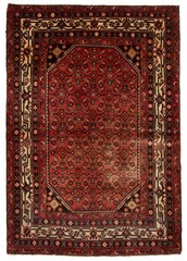 Vintage 4’4″ x 6’5″ Traditional Hand Knotted Vegetable Dye Wool Area Rug