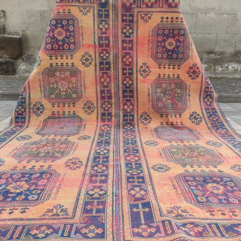 9x12 Turkish Worn Oversized Vintage Area Rug , 9.28 x 12.24 ft Rug 283 x 373 cm gallery