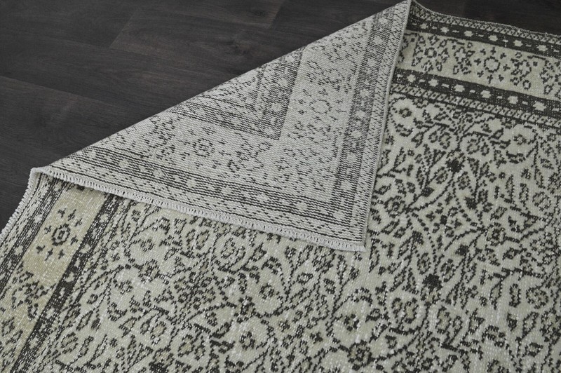 Oushak Turkish Vintage Rug 5x8 Kilim Rug Anatolian Handmade Boho Decor BEIGE gallery