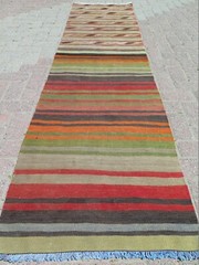 Rug Runner, Stair Rug Vintage Turkish Kilim Runner Hallway Rugs Long Rug 26X103″