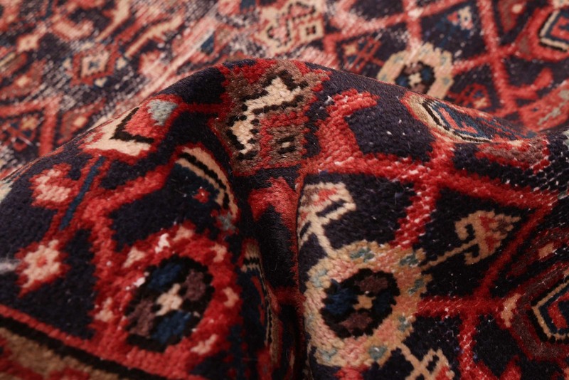 Vintage Hand-knotted Runner Rug 3'9" x 11'7" Traditional Oriental Wool Carpet gallery