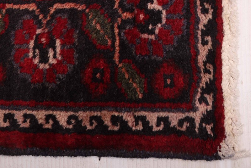 3'6" x 9'10" Vintage Hand-knotted Runner Rug Traditional Oriental Wool Carpet gallery