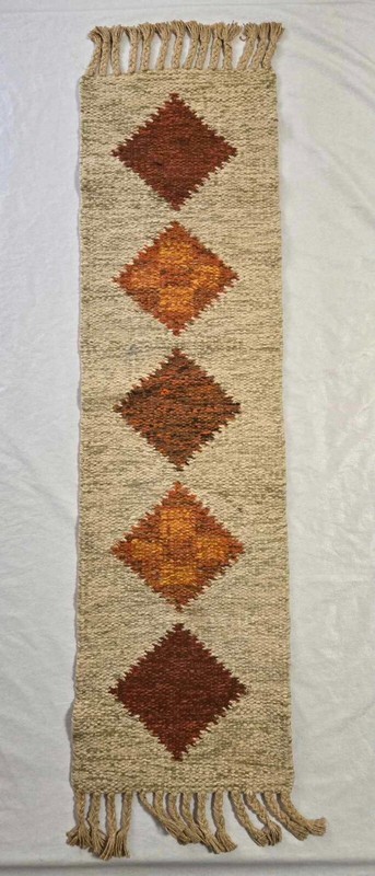 Wall Hanging Tapestry Hand Woven Wool South American 40x11,1/8" gallery