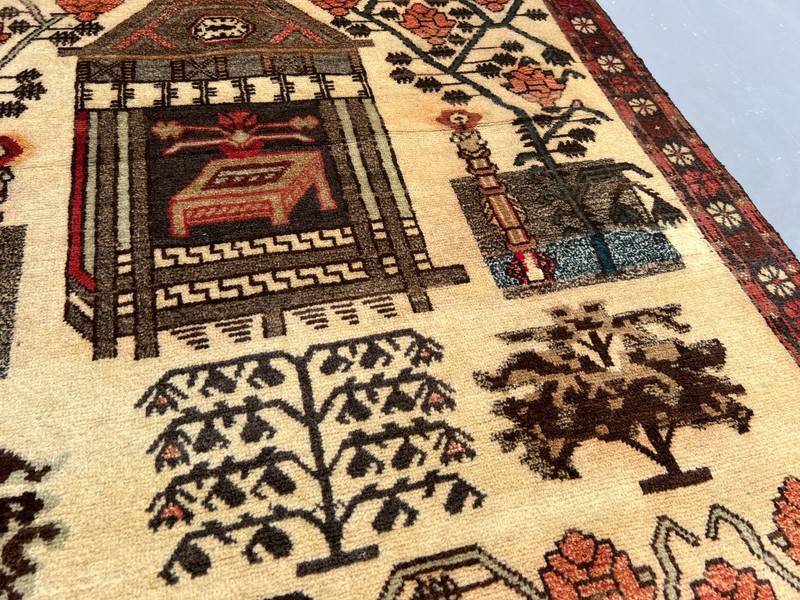 2'11x4'4 ft Vintage Afghan Rug, Hand Knotted Soft Pile Floral Tribal Area Carpet gallery
