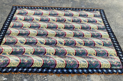 Vintage Traditional Handcrafted Beautiful Kilim Rug for Home Décor 191×242 cm