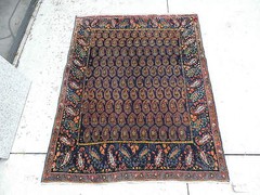 4x5ft. Antique Sultanabad Wool Rug