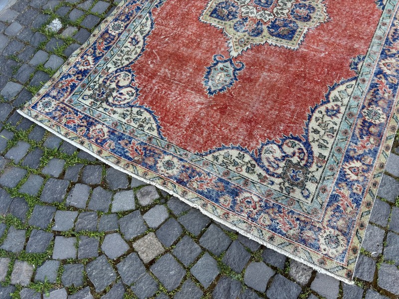 Large rug, Turkish rug, Wool rug, Vintage rug, Handmade rug | 5,7 x 8,2 ft gallery